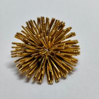 Vintage Grossé Germany 1963 Brosche – Vergoldeter Igel Sp c3