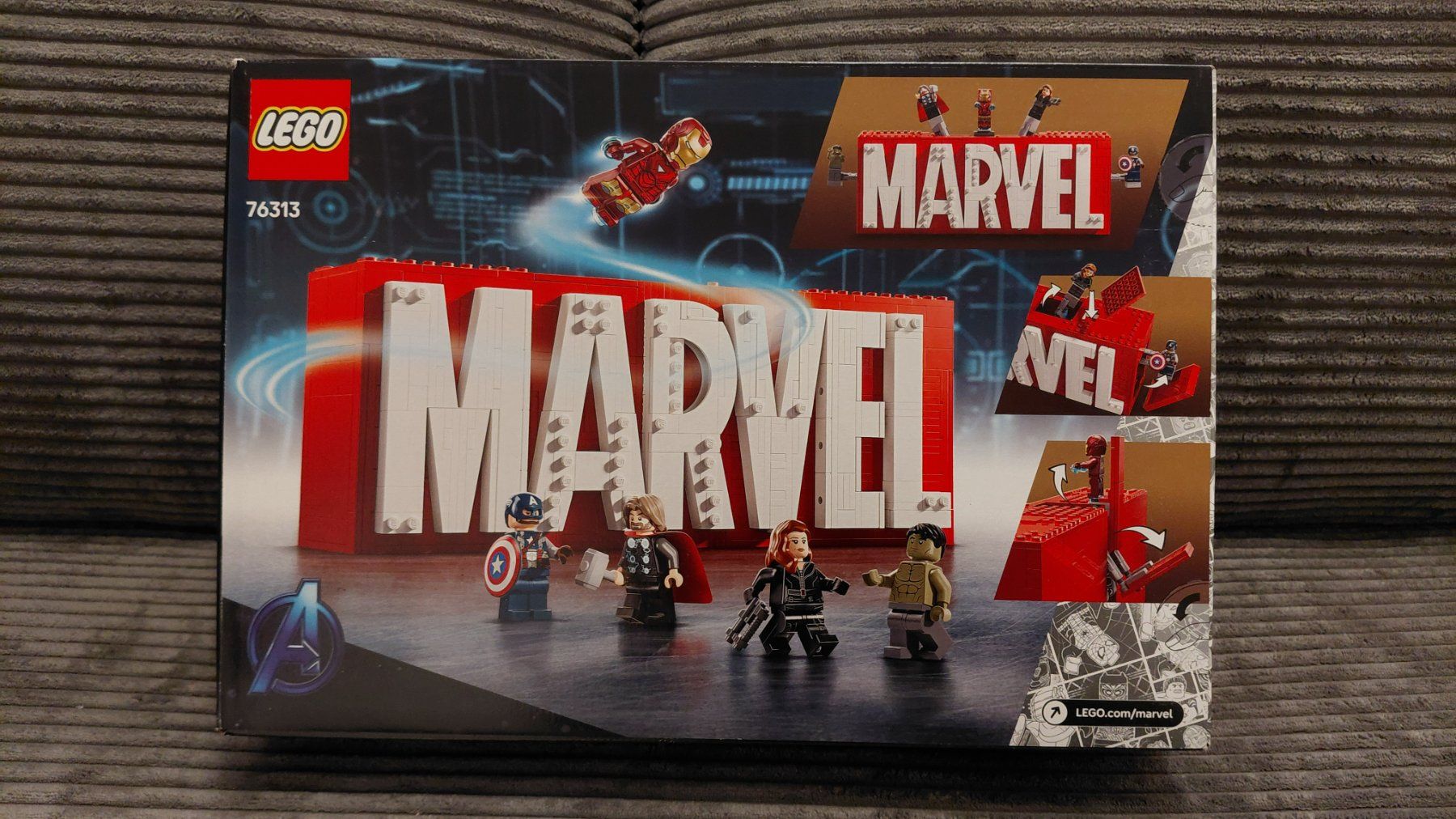 Marvel Kit di costruzioni: Lego 76313, Marvel Logo und Minifiguren – Nuovo e nell'imballaggio originale da Eschlikon TG venduto da Sepp19 5
