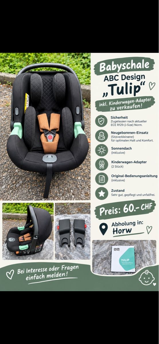 ABC Design Seggiolini per auto: Baby Sitz – Nuovo (secondo la descrizione) da Horw venduto da aho_87