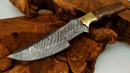 Top 1A XL Damast Messer Knife echter Faltenstahl Damascus