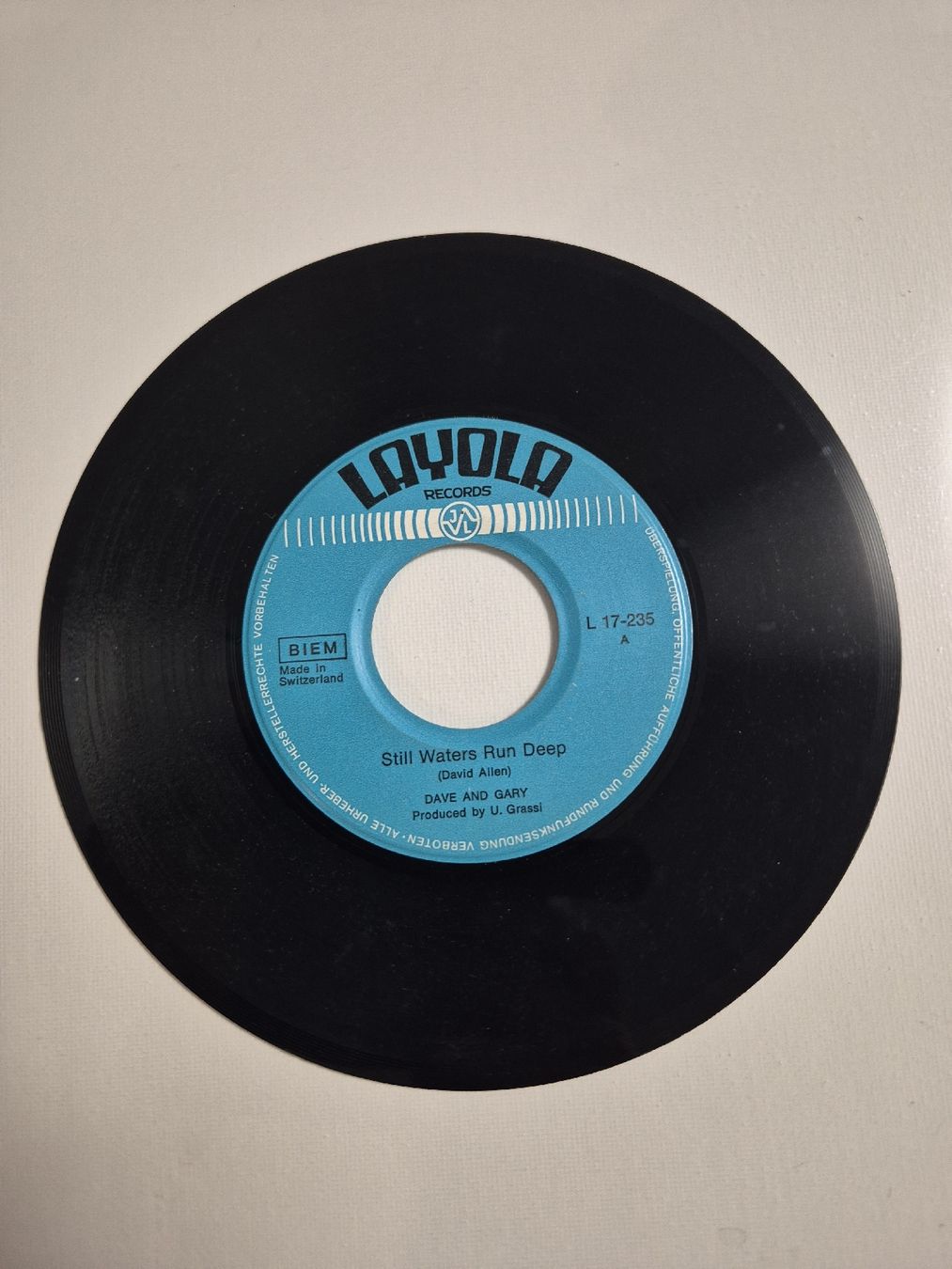 Dischi in vinile: Dave and Gary - Still Waters Run Deep - Single 7 - CH  – Nuovo (secondo la descrizione) da Uster venduto da newwave0 2