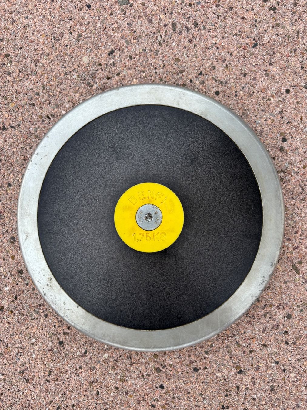 Hometrainer: Denfi Diskus Wettkampf Hyper Super Spin - 1.75 kg - Schwarz – Gebraucht aus Arisdorf von pinguin71