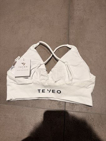 Neuer TEVEO Sport BH, weiss, Grösse L - Top Zustand!