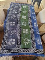 Pareo mehrfarbig grün und blau