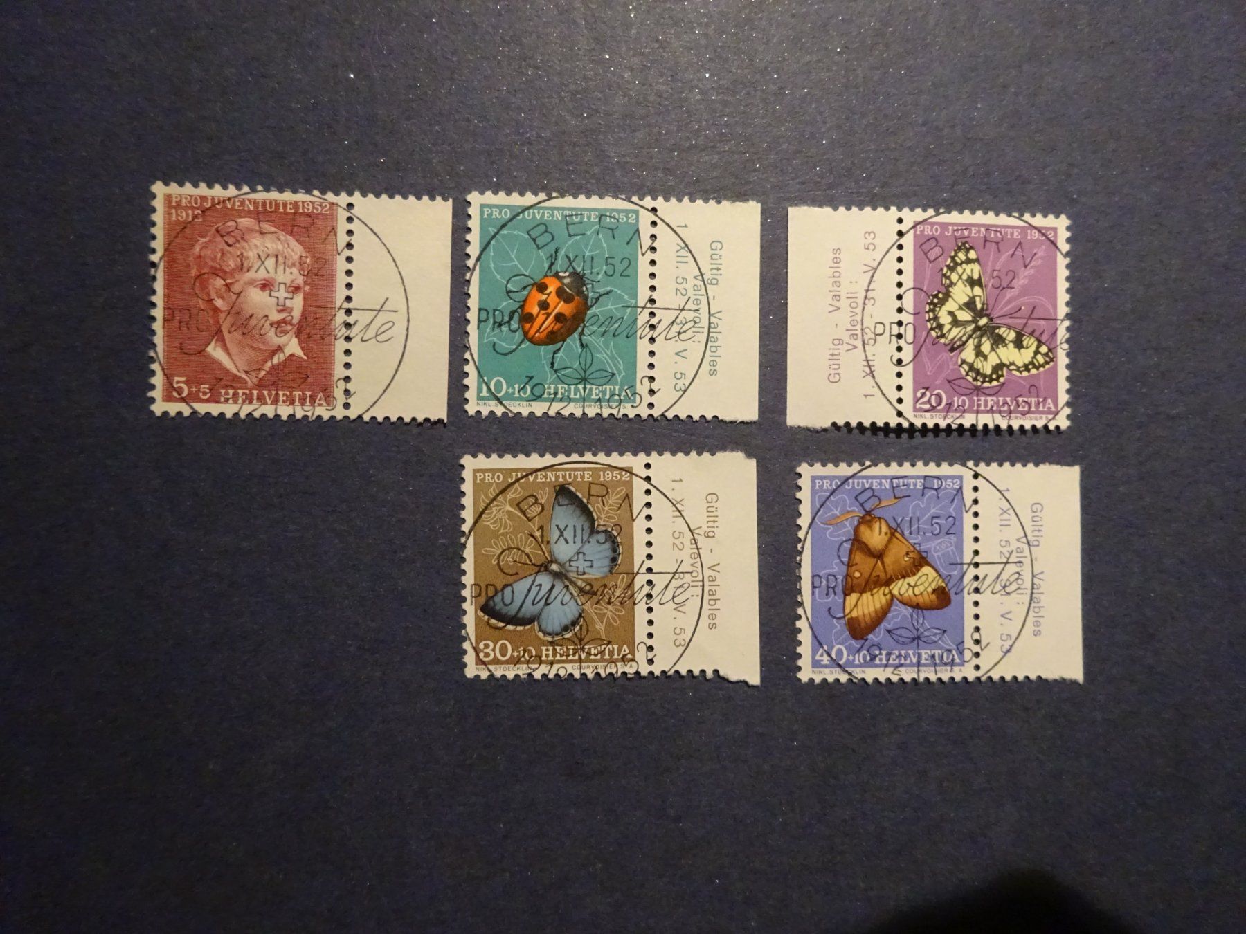 Tutti i francobolli: 1952 Pro Juventute ET-Voll – Usato da Appenzell-Steinegg venduto da adi1975