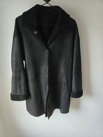 Lammledermantel Gr. 38 schwarz Iris von Arnim