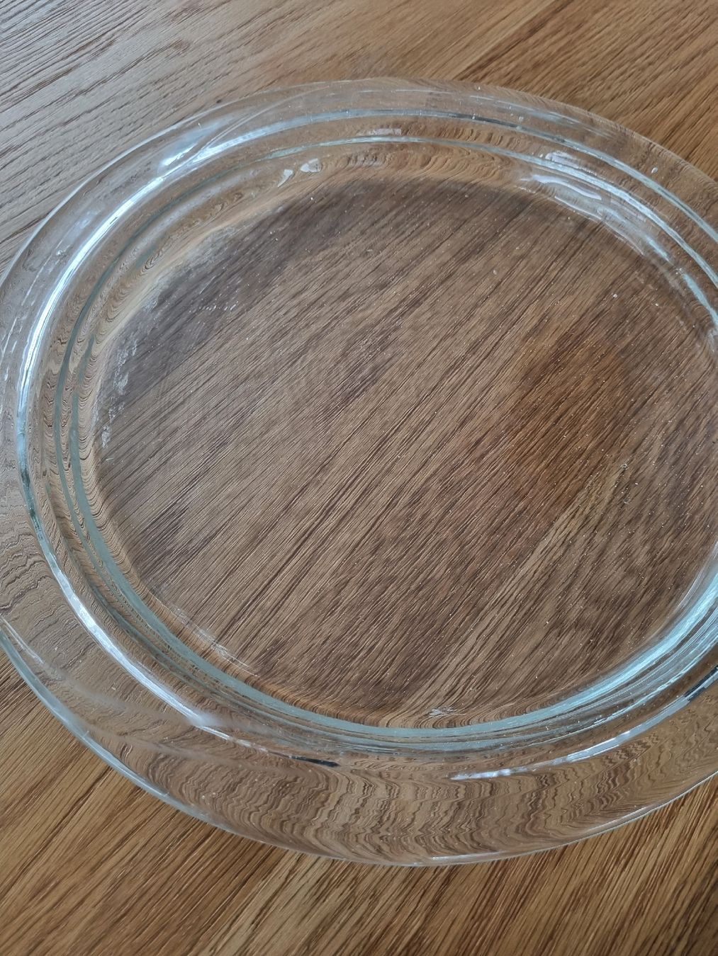 Glasi Hergiswil Plateaux: Hergiswil Glas, Platte mit Rand 35cm – D'occasion à Eschenbach SG par Ma69st