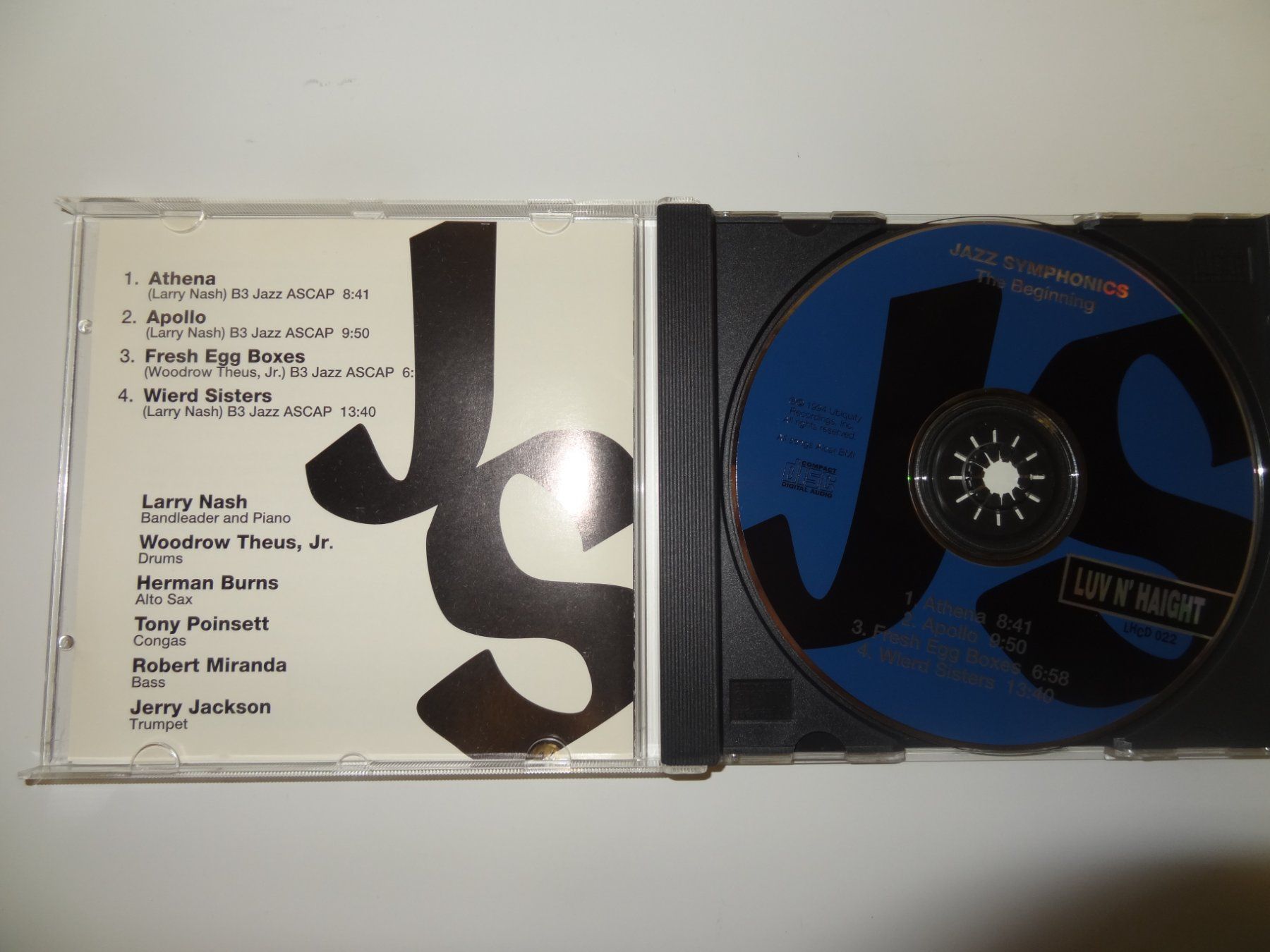 CD: Jazz Symphonics - The Beginning, CD, – Usato da luzern venduto da musicandart 2