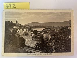 alte Ansichtskarte Laufenburg und neue Brücke