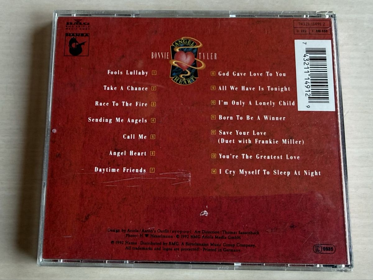CD: Bonnie Tyler Angel Heart CD  – Usato da Oberried Brienz venduto da Chyara 1