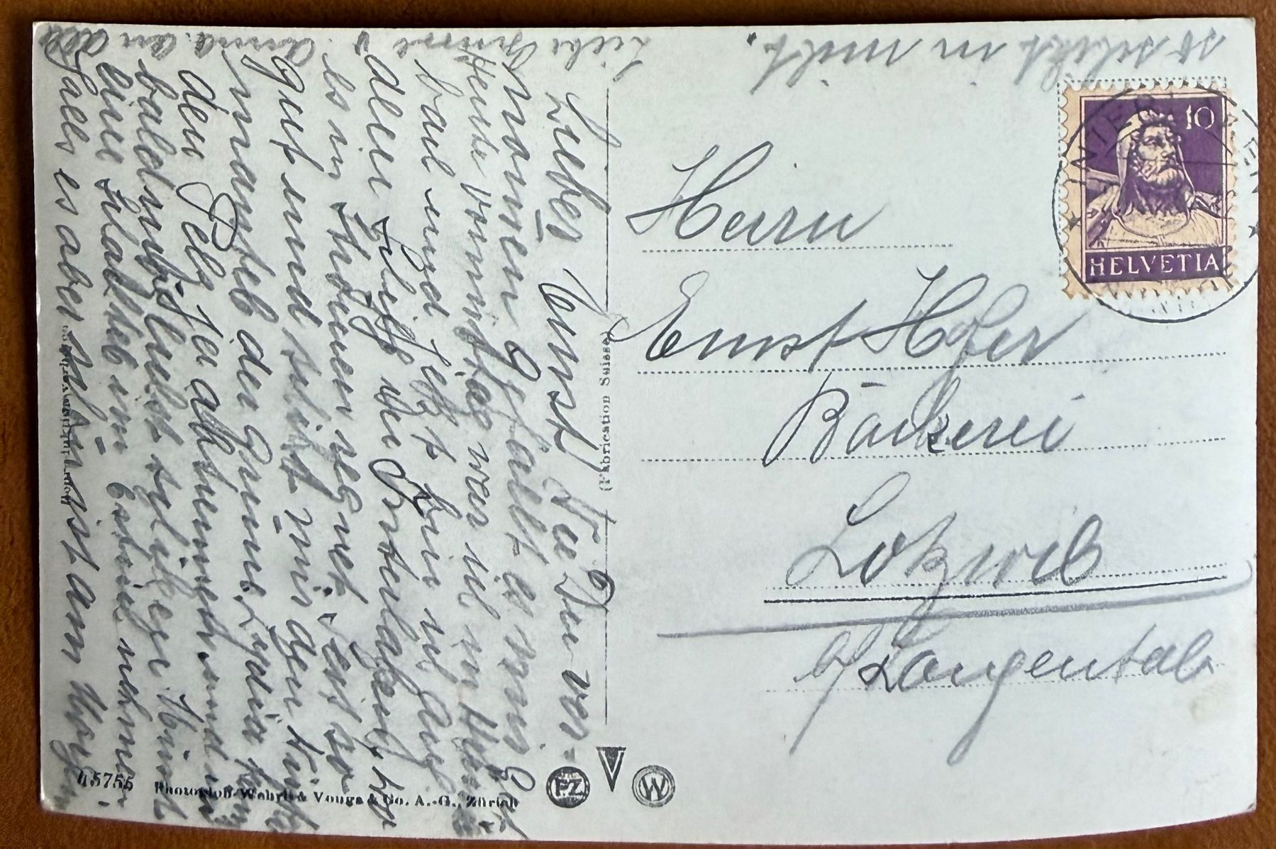 Cartoline postali: Thun - Schloss 1930 – Usato da Lutry venduto da Ediego 1