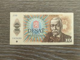 Tschechoslowakei 10 Kronen 1986 !!!!!!!
