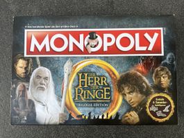 Monopoly Herr der Ringe Brettspiel wie neu