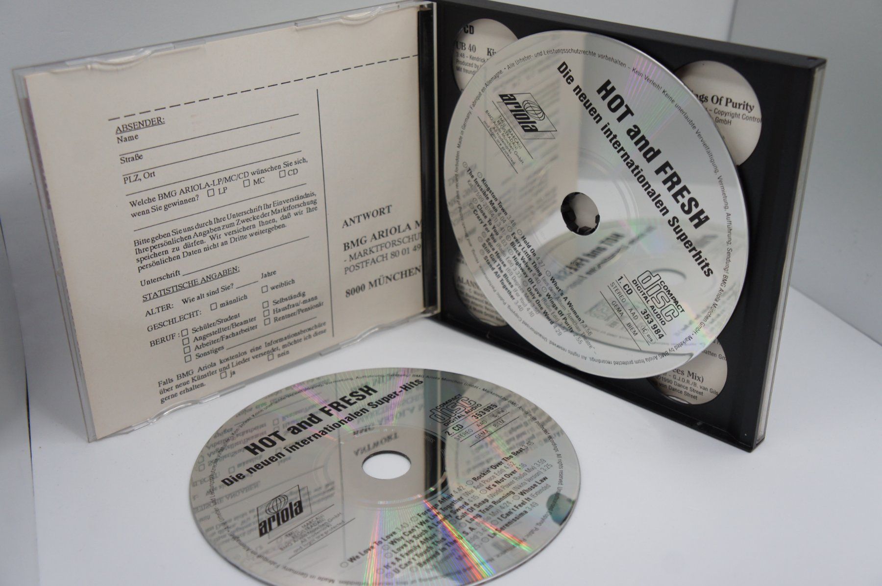 CDs: 2 CD Hot And Fresh #4 / 1990 / Snap Technotronic Gary Moore – Gebraucht aus Ernetschwil von luisvonerni 4