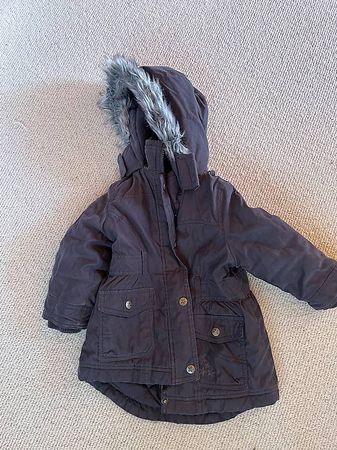 Veste manteau enfant fille automne hiver taille 92 (2 ans)
