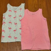 Zwei Unterhemden Name It 92 Flamingo rosa gebraucht