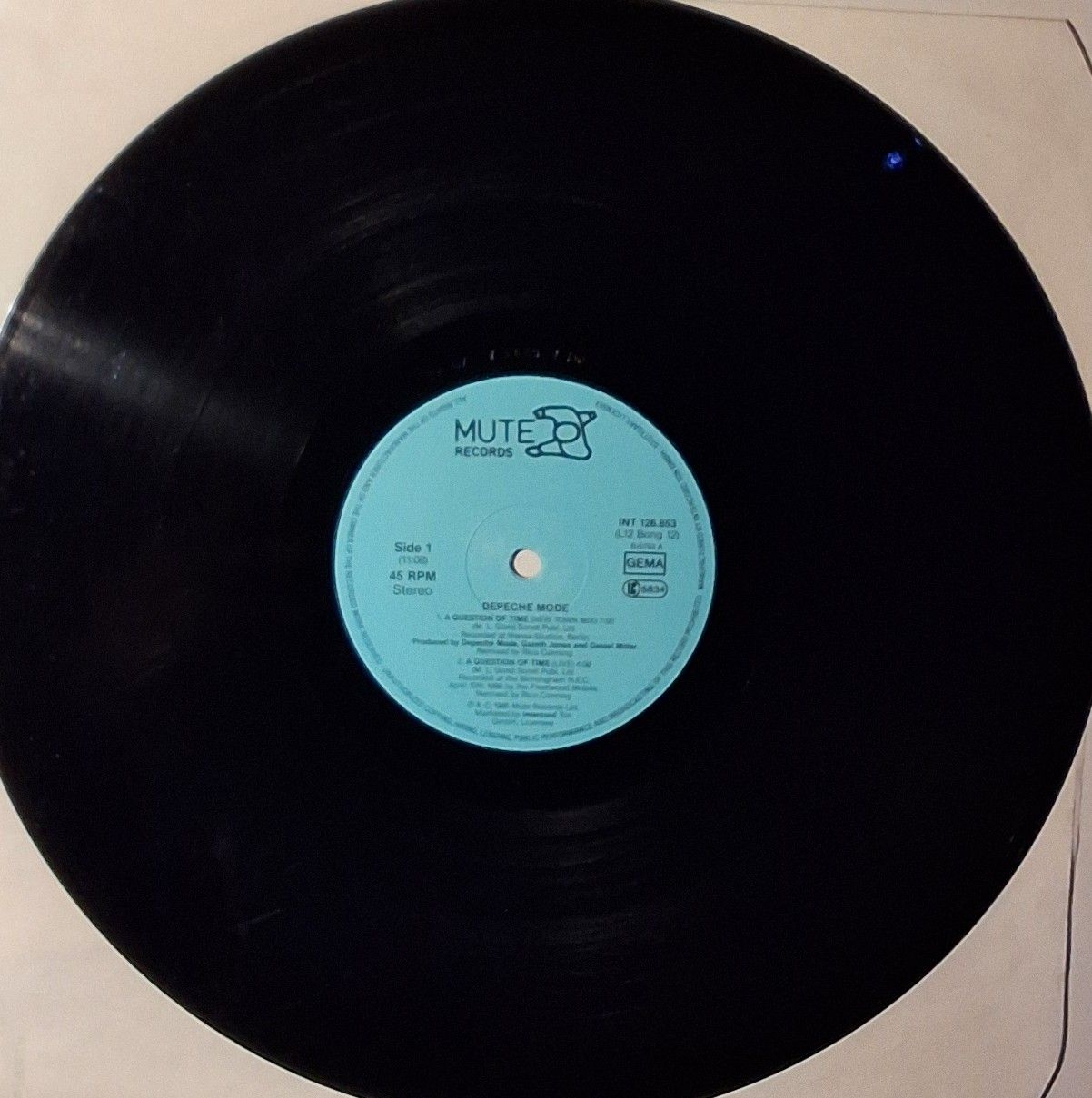 Schallplatten: Vinyl Maxi  -  Depeche Mode  - A Question Of Time -  Ger 86 – Gebraucht aus Villeret von Fil11 3