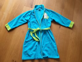 Flauschiger Bademantel Gr 146/152 (12Y), blau