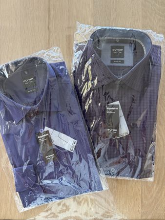 2x OLYMP Hemden Body Fit Grösse 40 neu