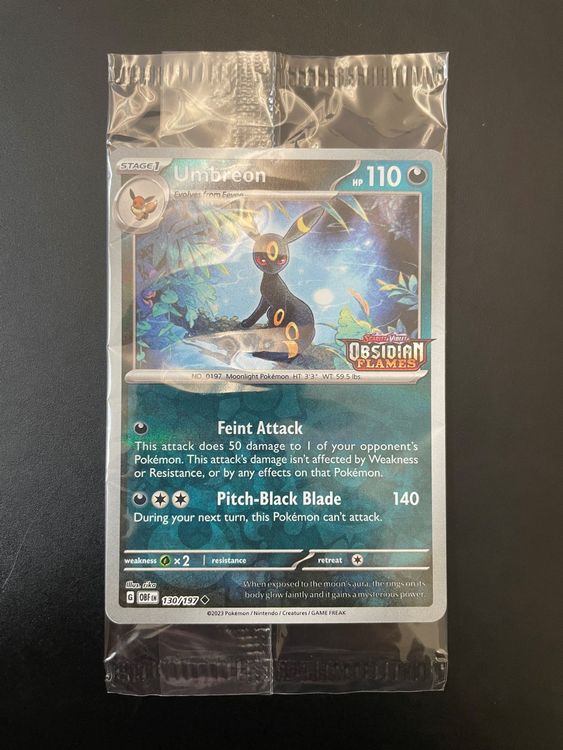 Promo Umbreon 130/197 Obsidian Flames Stamp EN | Kaufen Auf Ricardo