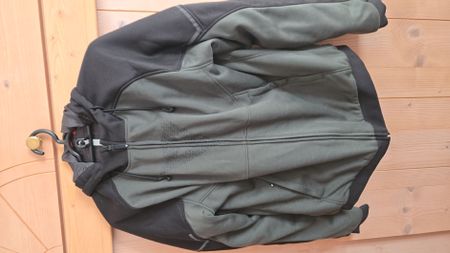 Dainese Motorrad Kapuzenpullover dunkelgrün/schwarz Grösse 5