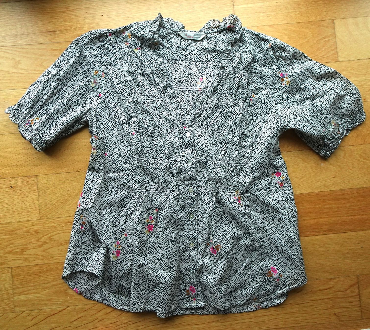 Odd Molly Camicette: Odd Molly Bluse Gr 3 38/40 weiss schwarz Punkte – Usato da Winterthur venduto da blumeblau77 2