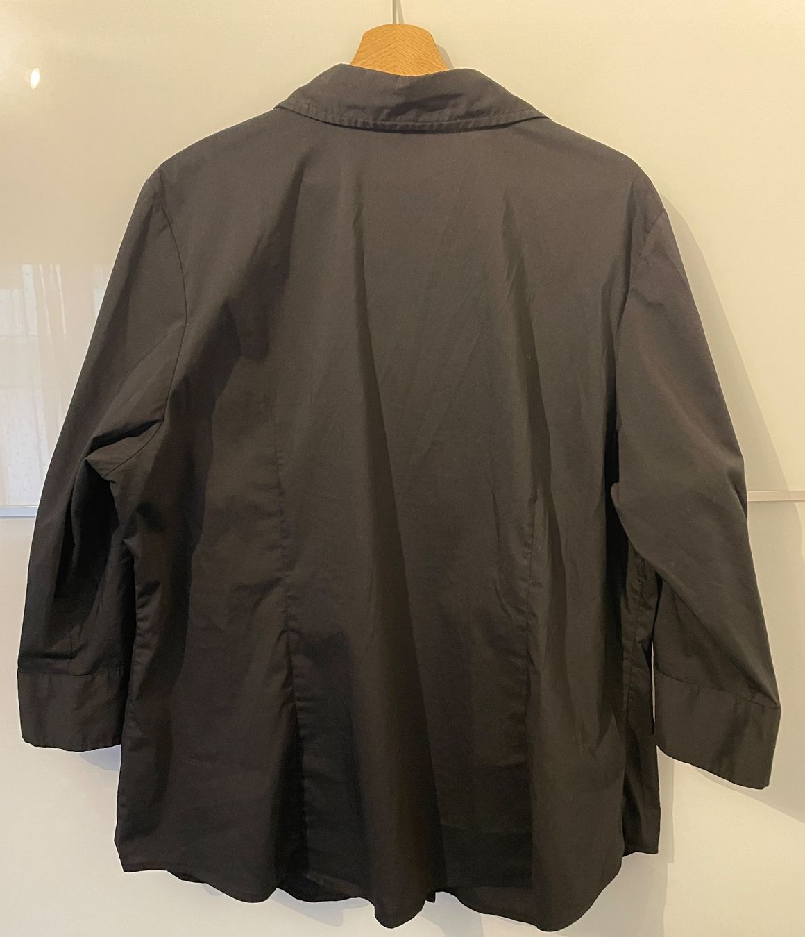 Camicette: Bluse mit 3/4-Ärmel, schwarz, Grösse 2X – Nuovo (secondo la descrizione) da Gümligen venduto da soleil149 1