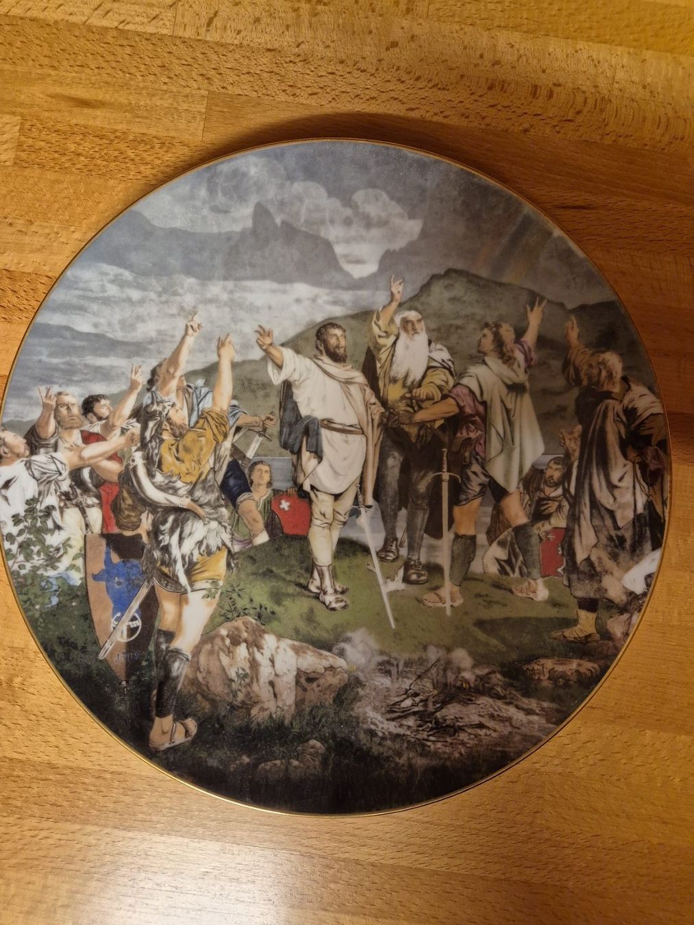 Piatti: Langenthal Jubiläums-Teller 700 Jahre Schweiz – Nuovo (secondo la descrizione) da Ramlinsburg venduto da ste_hv6l 1