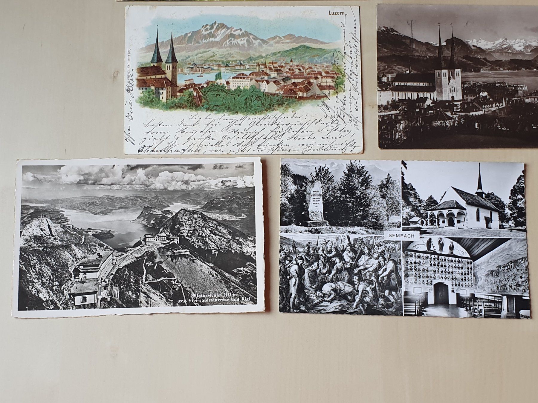 Ansichtskarten: 10 x Karten Luzern ab 1902 – Gebraucht aus Stansstad von collectorsshop 3