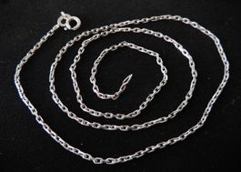 Silber 925 Anker Halskette 42 cm / 1,25 mm