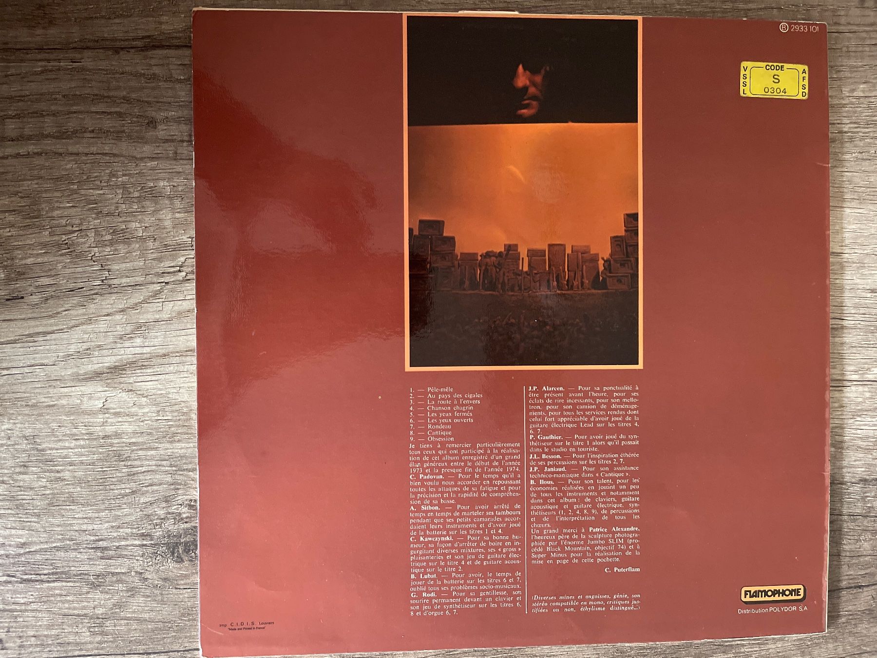 Dischi in vinile: S73/Ilous - Flamophone – Usato da Frutigen venduto da Philippe_jsp 1