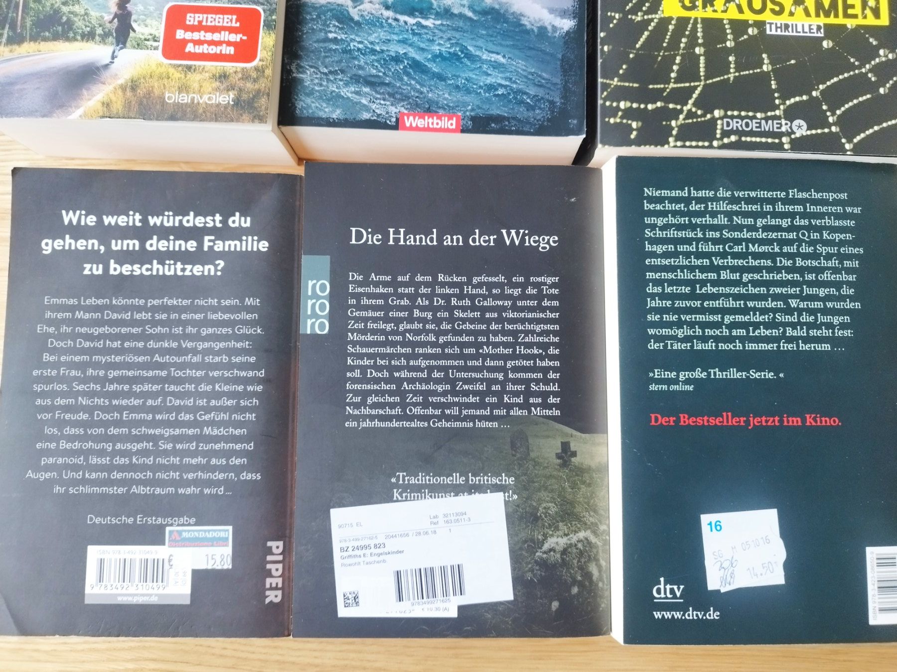 Libri: Bücher-Set - Thriller – Usato da Buchrain venduto da samsam013 1