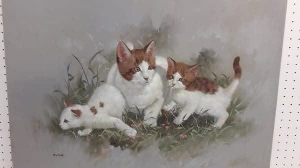 Tableaux: Busdee "Katzen" Gemälde – D'occasion à Zürich par Galerie-Kunst