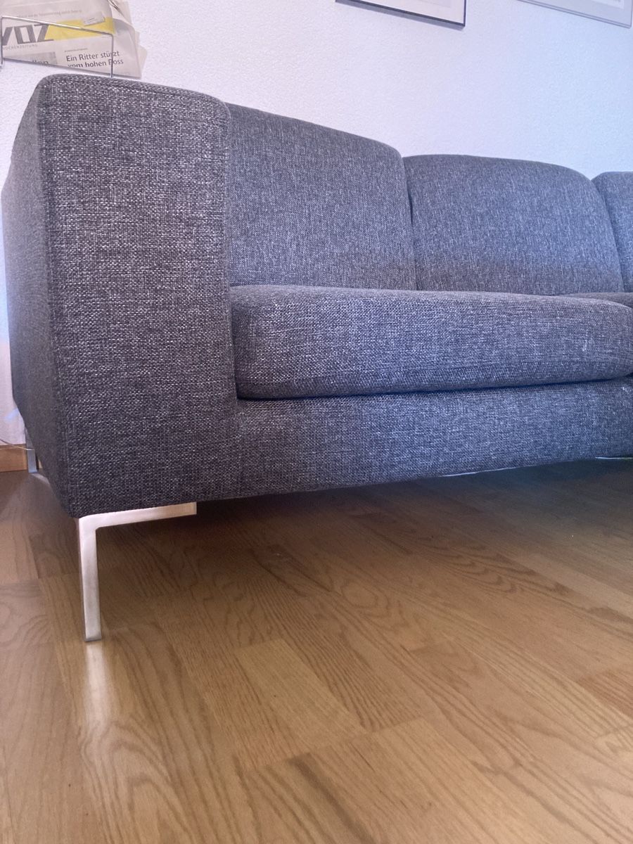 Sofas: Gemütliches dunkelgraues Ecksofa, waschbar – Gebraucht aus Bern von mar_9568 3