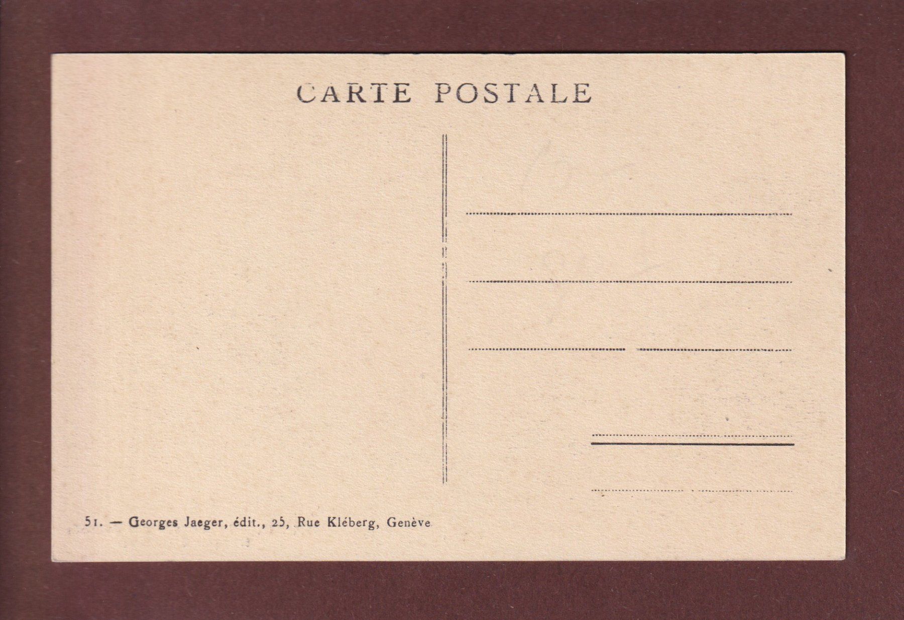 Ansichtskarten: GENEVE - Passage des évacués français – Gebraucht aus Pully von nicecards 1