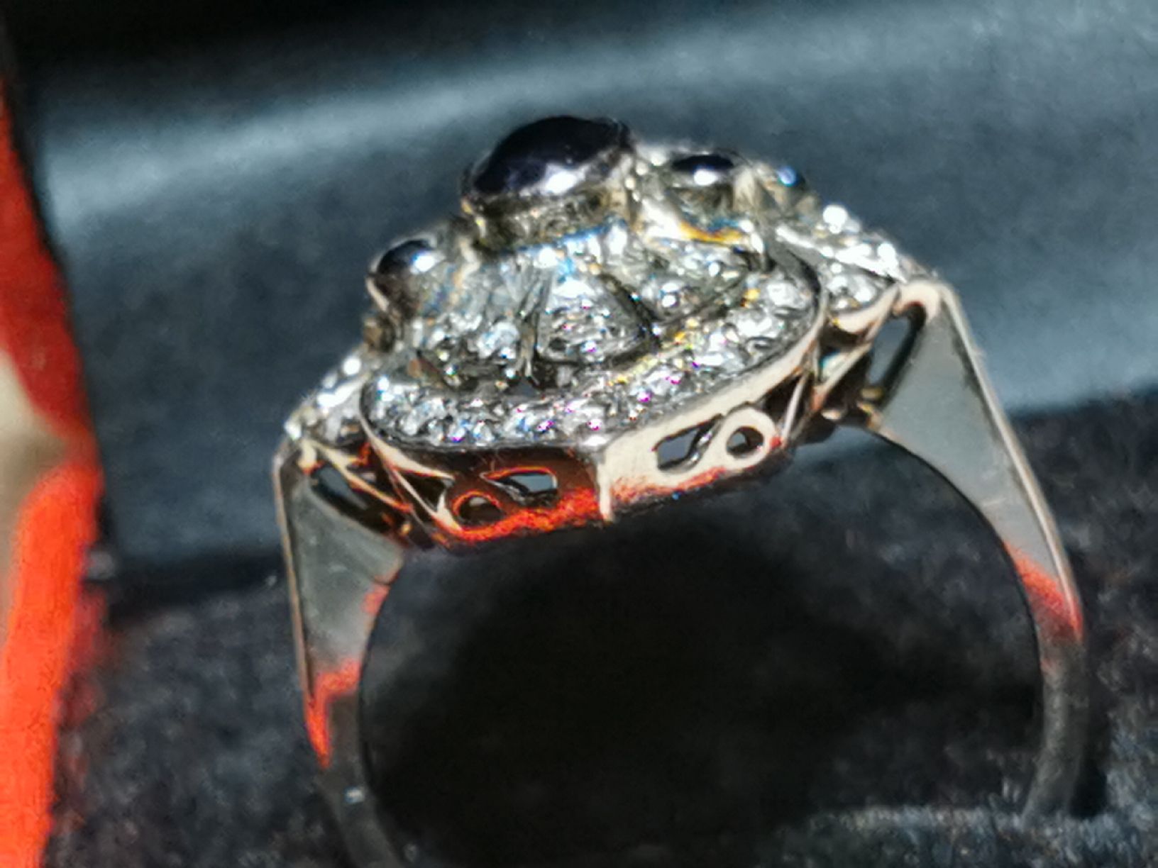 Bagues: Damen Silber 925 Ring Ring mit Saphire – Neuf (Voir description) à Schlieren par vlalif 3