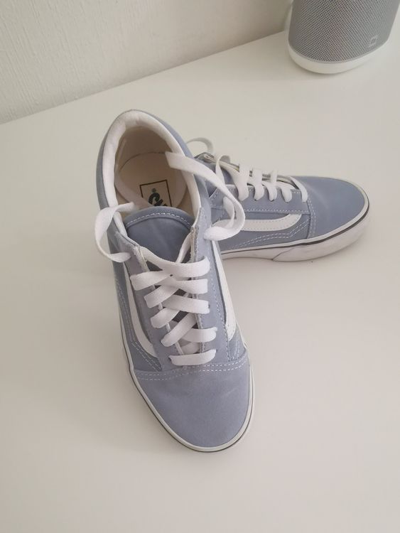 Vans old skool online bleu clair