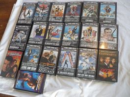 19x VHS Videokassetten - James Bond 007 Sammlung - TOP
