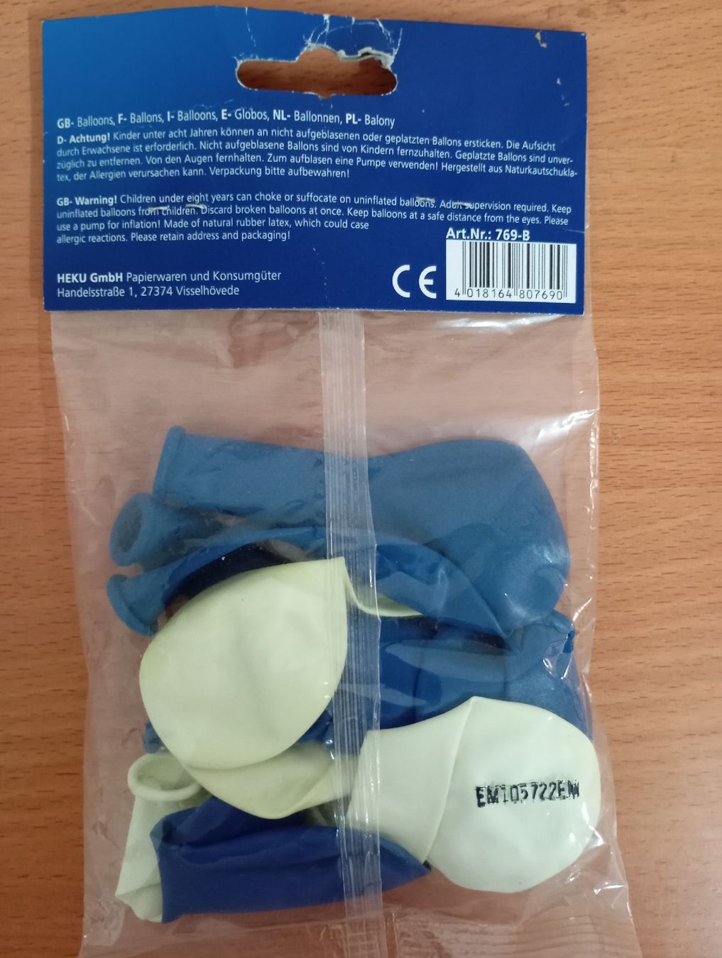 Tutte le decorazioni: Ballons Oktoberfest Blau/ weiß – Nuovo e nell'imballaggio originale da Winterthur venduto da pjuma01 1