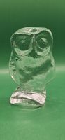 Grosse Glas Eule Paperweight Figur