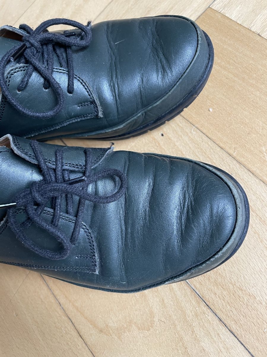 Scarpe da donna: Grüne Leder-Loafer – Usato da Zürich venduto da sam_hcd6 3