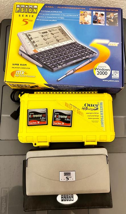 PSION Series 5mx, 16 MB RAM, und viel Zubehör | Acheter sur Ricardo