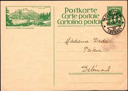 1926_GS-Bildpostkarte "Silvaplanersee/Malojastrasse"