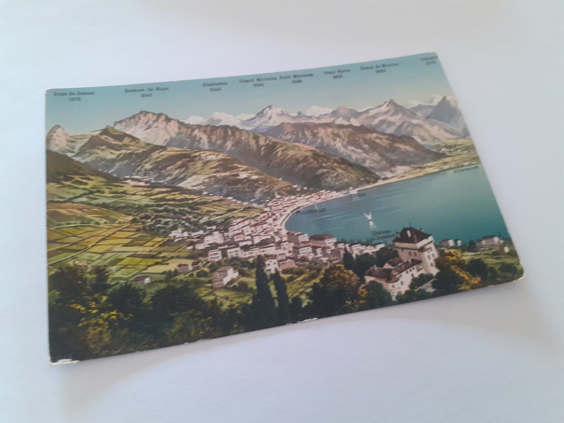 Cartoline postali: MONTREUX et les ALPES – Usato da Winterthur venduto da Ornyx7