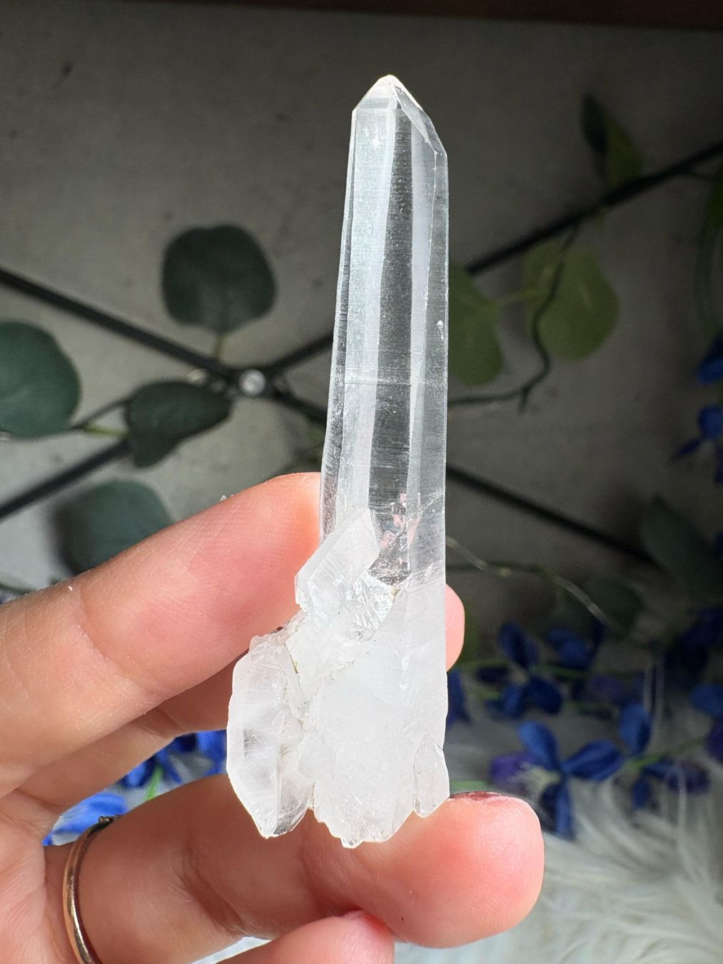 Minerali & Pietre curative: Kolumbianischer Lemurian-Quarz-Cluster – Nuovo (secondo la descrizione) da Neuheim venduto da m.hald 7