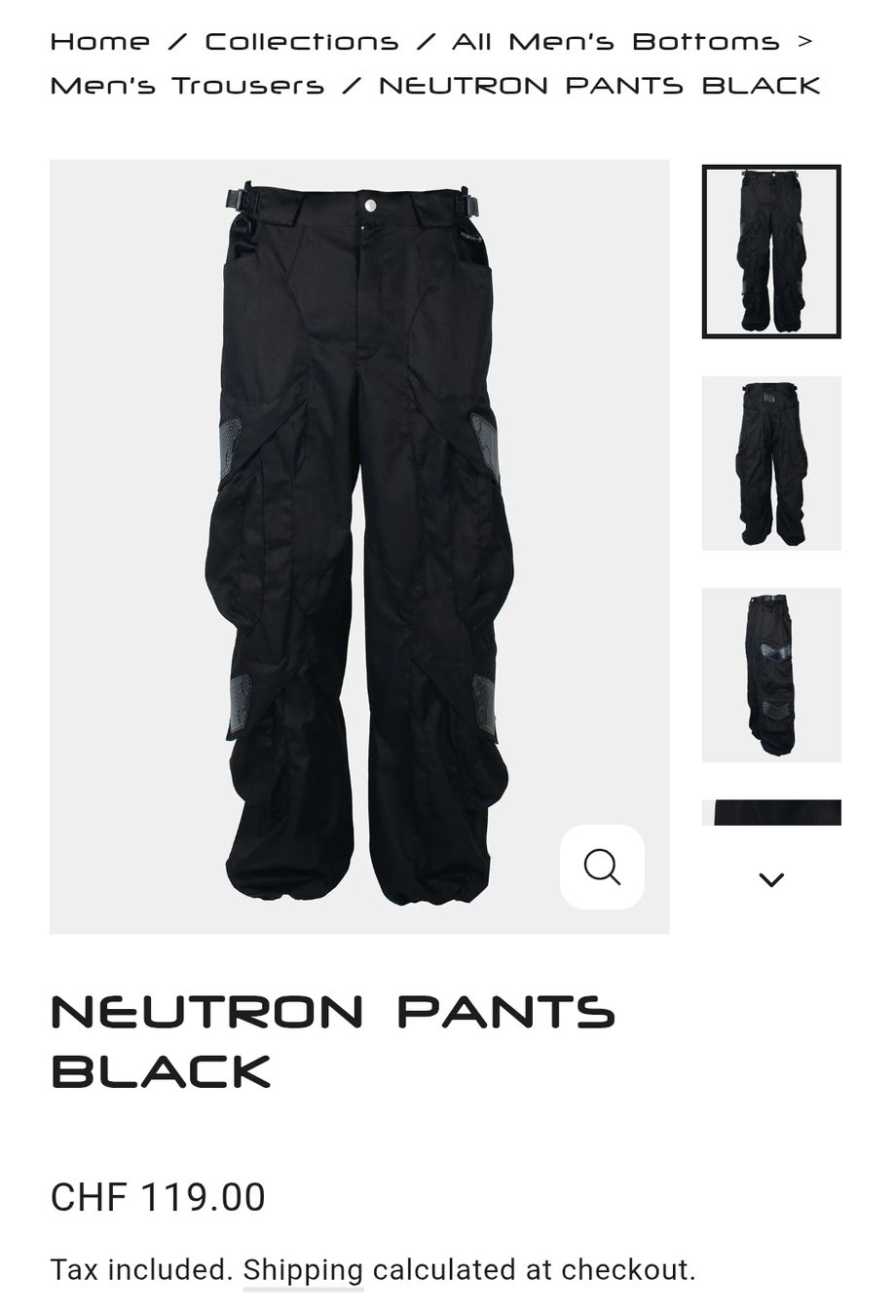 Pantaloni: Cyberdog Neutron baggy pants – Usato da Bettlach venduto da silwerhand 3