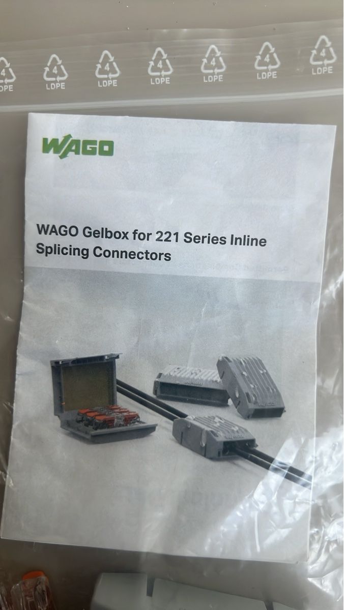 Wago Elektronikbauteile: WAGO Gelbox 221 Serie Inline Splicing Connectors, Neu! – Neu und originalverpackt aus Dietikon von Emoruk 2