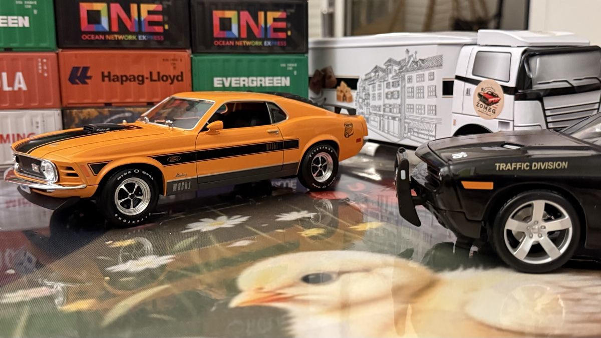 Ford Modellini d'auto: Ford Mustang Mach 1 Orange 1:18 – Usato da Basel venduto da Zomeg 8