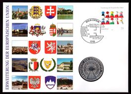 Silber-Numis, Erweiterung Europäische Union, Münze € 10,00
