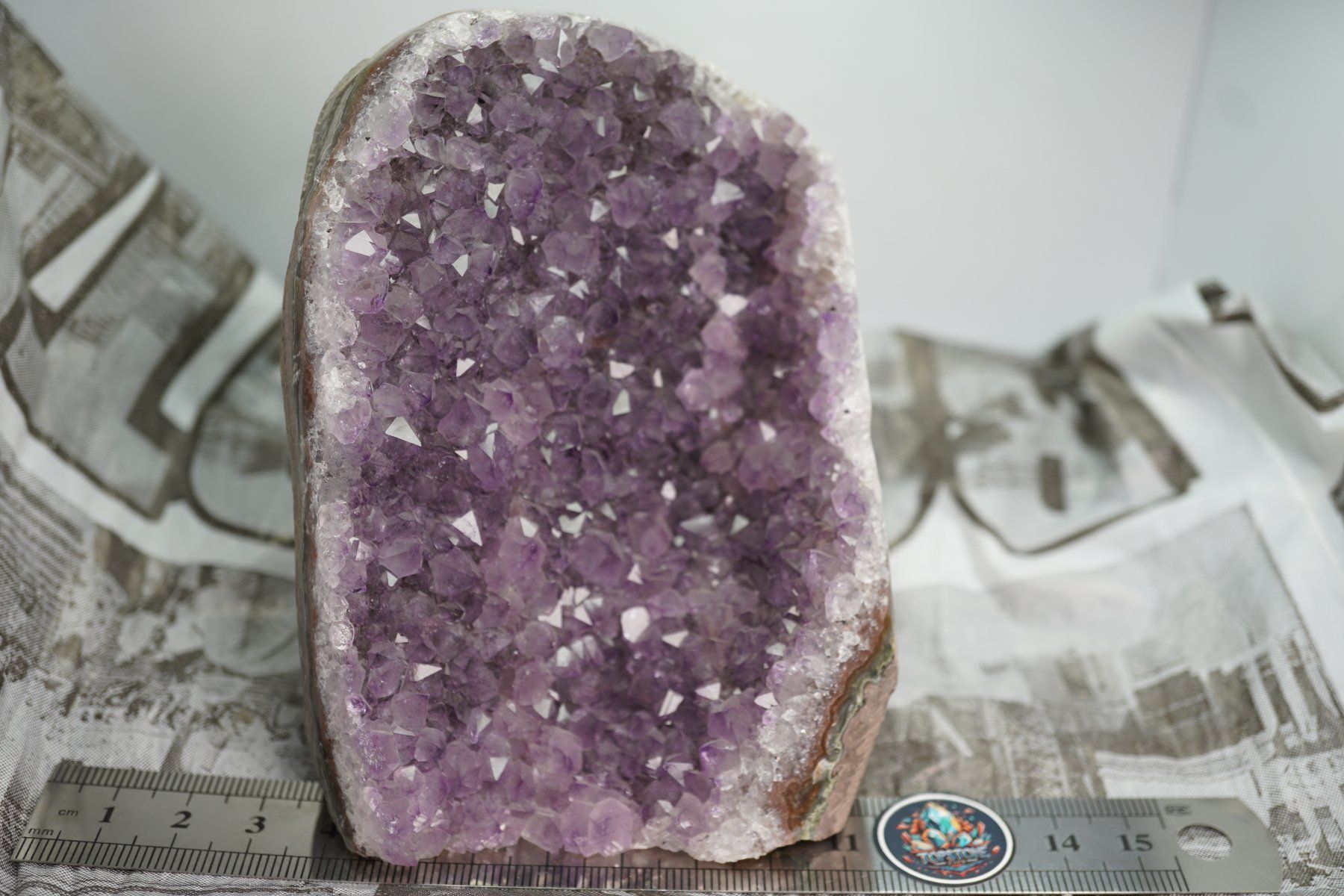 Minerali & Pietre curative: Amethyst Druse  10 cm x  8cm     Direkt – Nuovo e nell'imballaggio originale da Eschenbach SG venduto da topstone 4